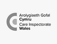 Arolygaeth Gofal Cymru Logo